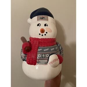 Los Angeles Dodgers MLB World Series 2025 Ceramic Snowman Christmas NEW